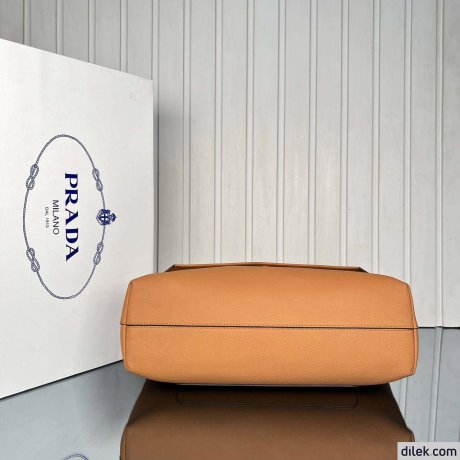 Prada Large Leather Shoulder Bag