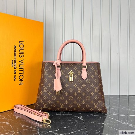 Louis Vuitton Flower Monogram Leather Bag