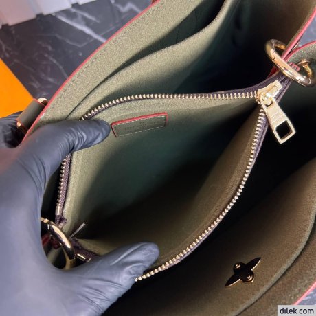 Louis Vuitton Flower Monogram Leather Bag