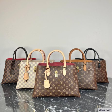 Louis Vuitton Flower Monogram Leather Bag