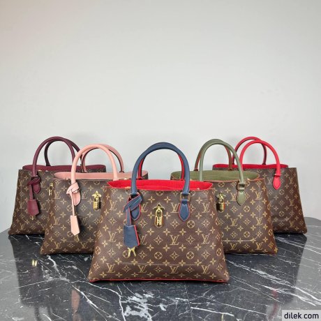 Louis Vuitton Flower Monogram Leather Bag