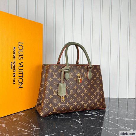 Louis Vuitton Flower Monogram Leather Bag