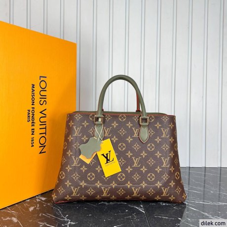 Louis Vuitton Flower Monogram Leather Bag