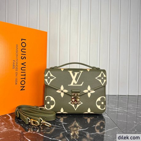 Louis Vuitton Pochette Metis Bicolor Monogram Empreinte Leather
