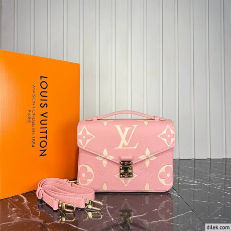 Louis Vuitton Pochette Metis Bicolor Monogram Empreinte Leather