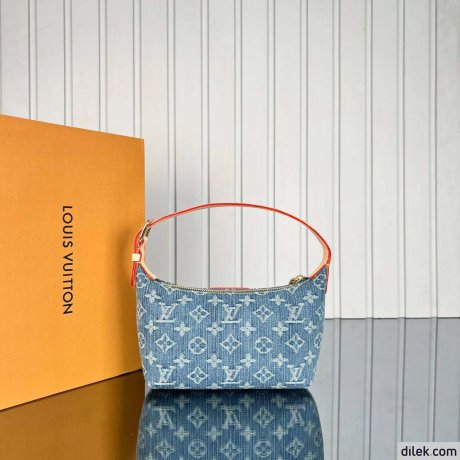 Louis Vuitton Hills Pochette Monogram Denim