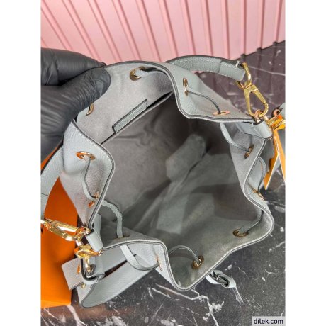 Louis Vuitton Lockme Leather Crossbody Bucket Bag