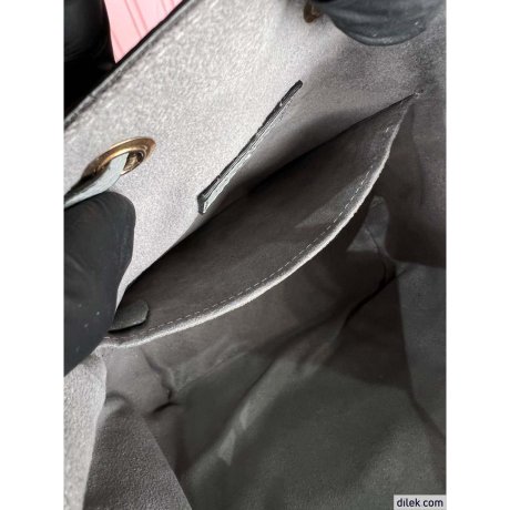 Louis Vuitton Lockme Leather Crossbody Bucket Bag