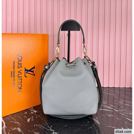 Louis Vuitton Lockme Leather Crossbody Bucket Bag