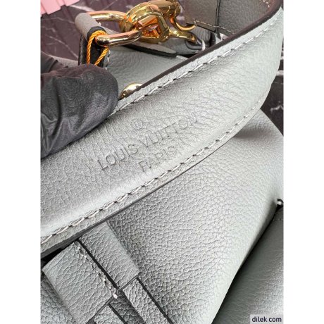 Louis Vuitton Lockme Leather Crossbody Bucket Bag