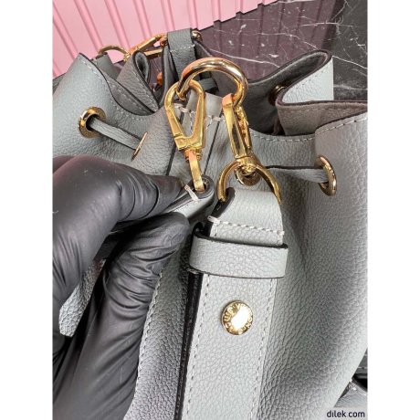 Louis Vuitton Lockme Leather Crossbody Bucket Bag