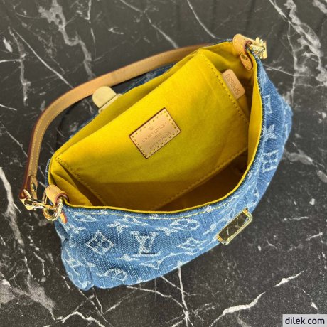 Louis Vuitton Monogram Denim Mini Pleaty
