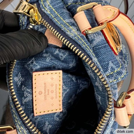 Louis Vuitton Nano Speedy Monogram Denim