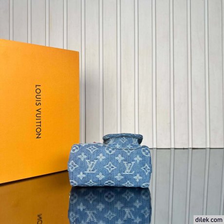 Louis Vuitton Nano Speedy Monogram Denim