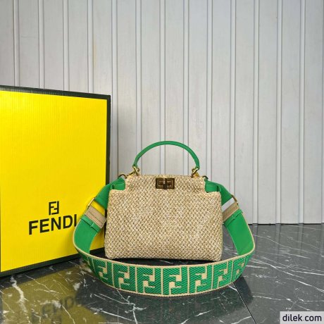 Fendi Peekaboo Small Canvas Bag