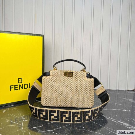 Fendi Peekaboo Small Canvas Bag