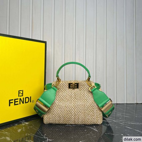 Fendi Peekaboo Small Canvas Bag