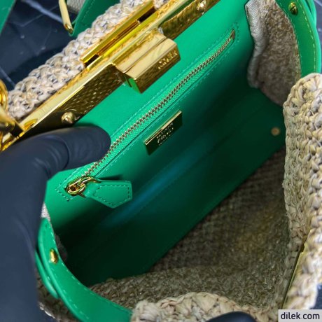 Fendi Peekaboo Small Canvas Bag