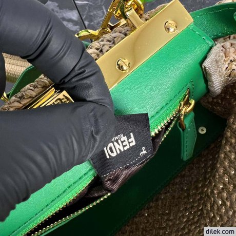 Fendi Peekaboo Small Canvas Bag