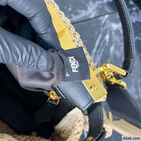 Fendi Peekaboo Small Canvas Bag