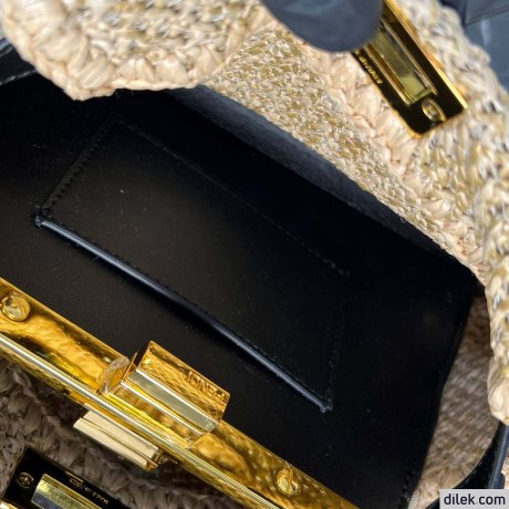 Fendi Peekaboo Small Canvas Bag