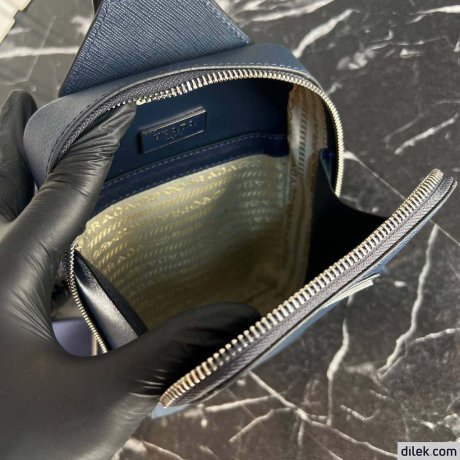 Prada Brique Saffiano Leather Bag