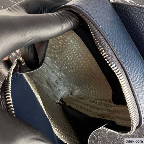 Prada Brique Saffiano Leather Bag