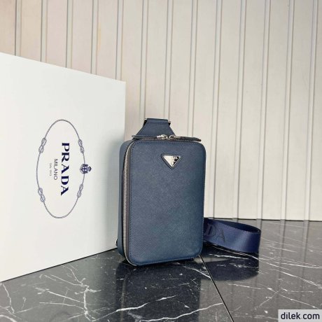 Prada Brique Saffiano Leather Bag