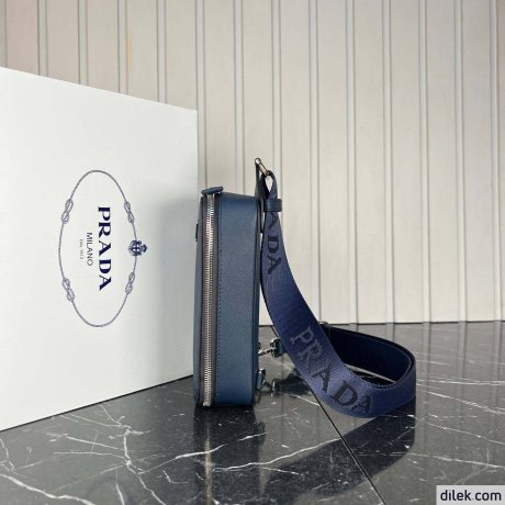 Prada Brique Saffiano Leather Bag