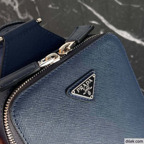 Prada Brique Saffiano Leather Bag