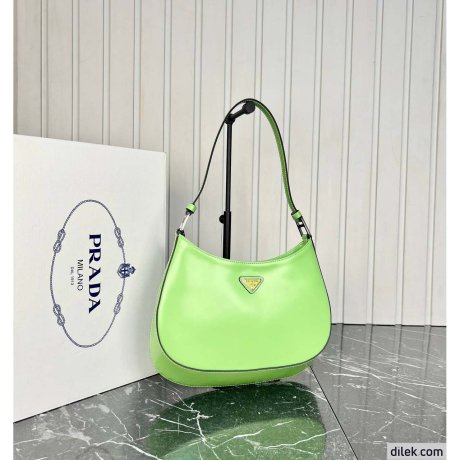 Prada Cleo Brushed Leather Shoulder Bag