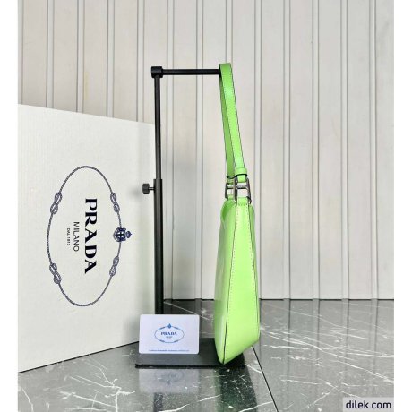 Prada Cleo Brushed Leather Shoulder Bag