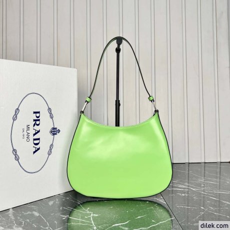 Prada Cleo Brushed Leather Shoulder Bag