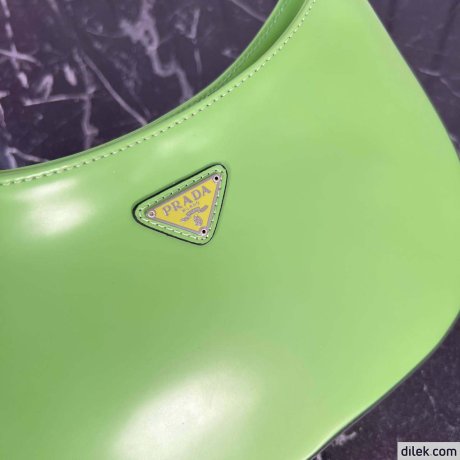 Prada Cleo Brushed Leather Shoulder Bag