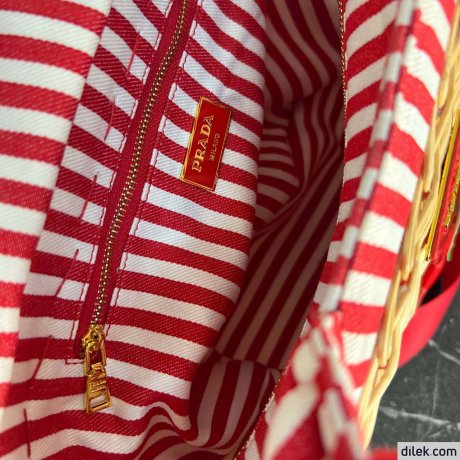 Prada Cottom Wicker Bag