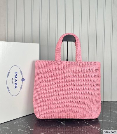 Prada Crochet Tote Bag