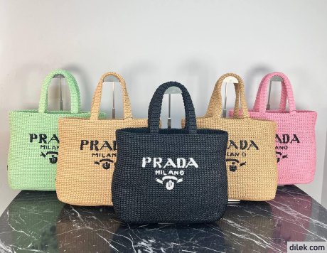 Prada Crochet Tote Bag