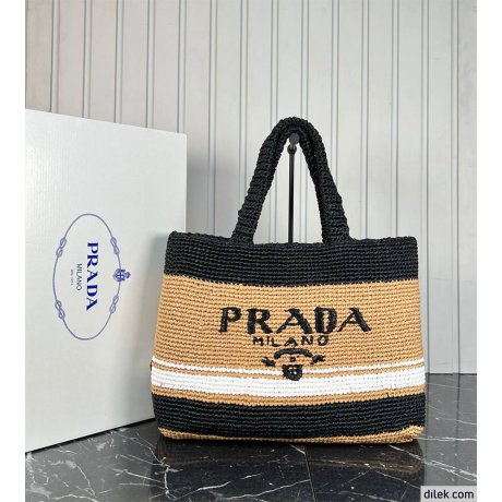 Prada Crochet Tote Bag