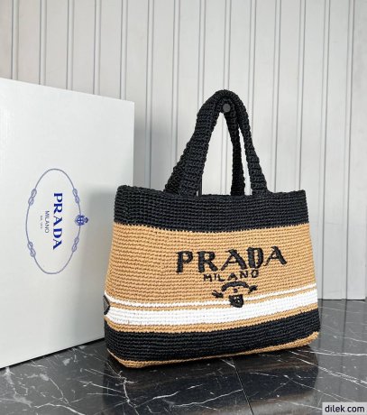 Prada Crochet Tote Bag