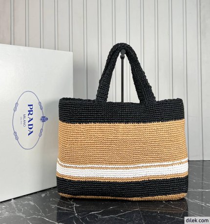 Prada Crochet Tote Bag