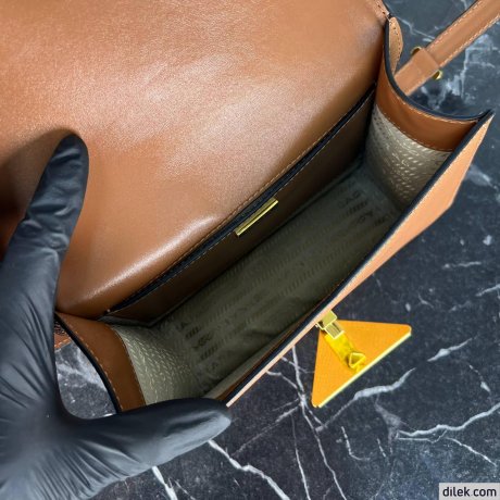 Prada Embleme Saffiano Shoulder Bag