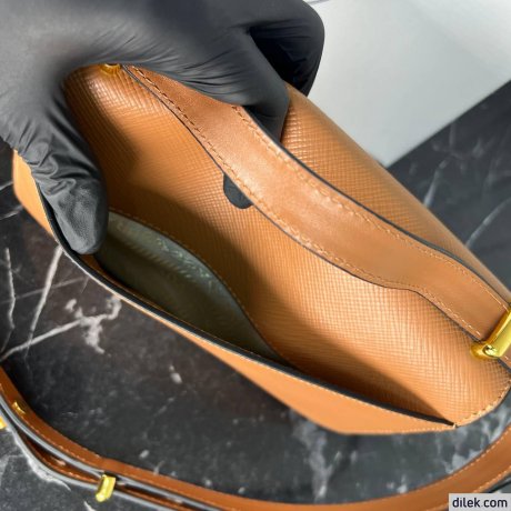 Prada Embleme Saffiano Shoulder Bag