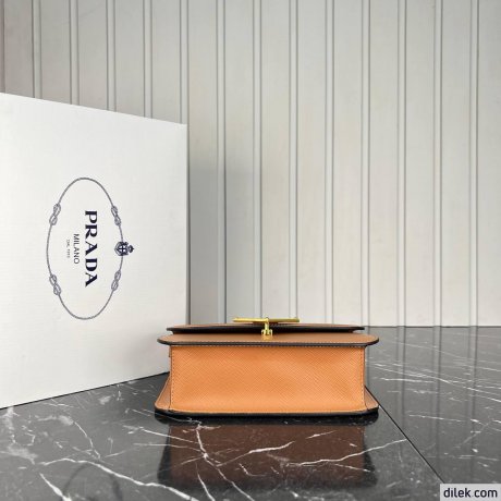 Prada Embleme Saffiano Shoulder Bag