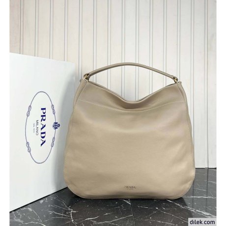 Prada Large Leather Shoulder Bag