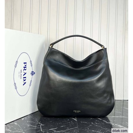 Prada Large Leather Shoulder Bag