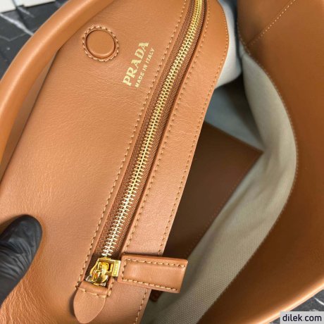 Prada Large Leather Shoulder Bag