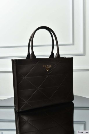 Prada Large Leather Symbole Bag
