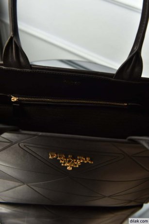Prada Large Leather Symbole Bag