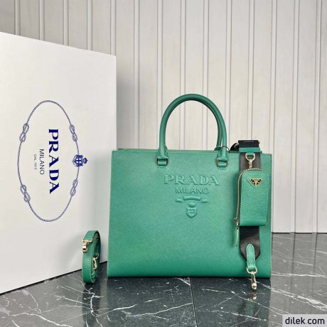 Prada Large Saffiano Leather Handbag