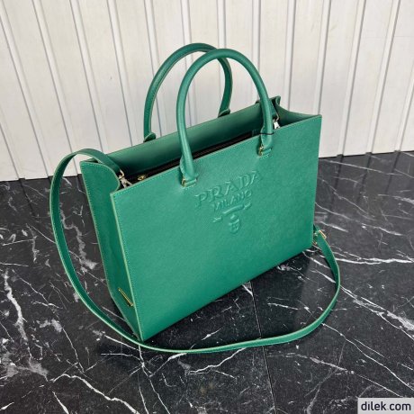 Prada Large Saffiano Leather Handbag
